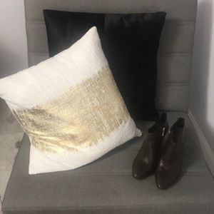 Brown wedge ankle boot heels!